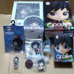 冨岡義勇 8点セット◆ねんどろいど+Qposket×2個+スイパラ+アクキー