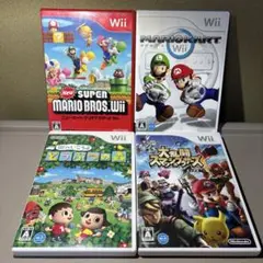 ⭐️24時間以内発送⭐️ Wiiソフトまとめ売り　4本セット　スマブラx マリカー