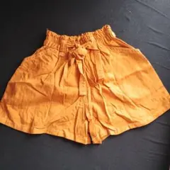 オレンジ色ハーフパンツ サイズ130