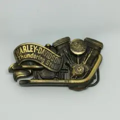 Harley-Davidson バックル アメリカ製 エンジン 1991年製