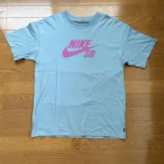 NIKE SB Tシャツ ティファニーブルー×ピンク L