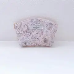 【一点限り】リバティ　アレキサンダー・マーブルシェルポーチ☆化粧ポーチ