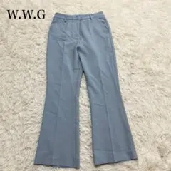 フーズフーギャラリー スラックス フレアパンツ 美脚 美シルエット オフィス