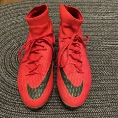 サッカー　スパイク　NIKE HYPERVENOM 27cm ハイカットレッド
