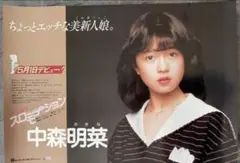 中森明菜 A2ポスター 新品額装付き イエロー① - メルカリ