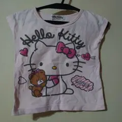 メルカリ便 サンリオ キティ Hello Kitty Tシャツ カットソー 90