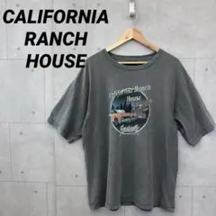 CALIFORNIA RANCH HOUSE Tシャツ プリント メンズ L 灰