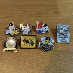 阪神タイガース ピンバッジ　7個セット