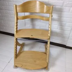 ◆美品◆　大和屋　すくすくチェアイーエヌ　ベビーチェア　ハイチェア　天然木　en