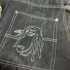 スヌープ ドッグ ペインター ブラック デニム 光沢
