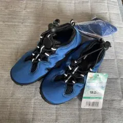 キッズ　メッシュ　シューズ　袋付き