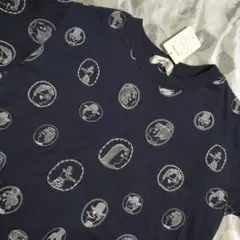 新品 スーパーハッカ 半袖 Tシャツ 刺繍 綿100% 紺 フリーサイズ