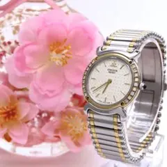極美品 クレドール リネアクルバ ダイヤ SEIKO セイコー 時計 レディース