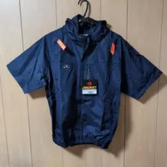BURTLE AC2066 ネイビー 半袖ジャケット XL