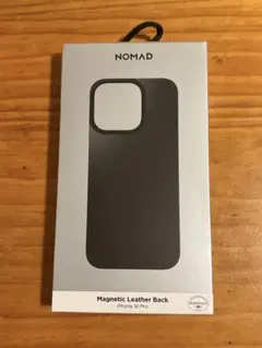 NOMAD MagneticLeatherBack iPhone16Pro