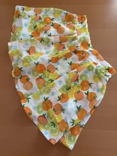 フリルスカート(インナーパンツ付き) フルーツ柄サイズ150cm