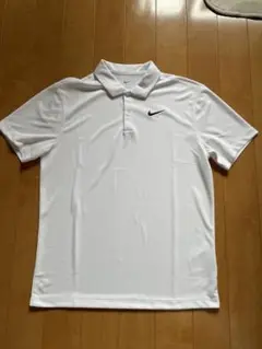 Nike Dri-FIT ホワイト ポロシャツ M