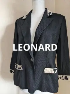 K-9 LEONARD レオナール ジャケット 薄手 13AR ブラック