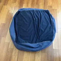 無印良品　体にフィットするソファ　綿デニム　ネイビー