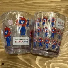大阪関西万博 EXPO2025 ミャクミャク　クリアカップ　2種類セット　新品
