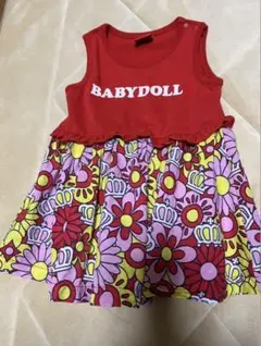 BabyDoll 花柄ワンピース 90㎝