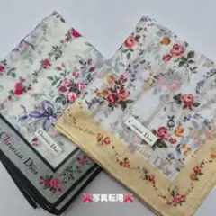 新品未使用❗Christian Dior レディースハンカチセット