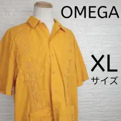 オープンカラー【超希少】オメガOMEGA開襟キューバ シャツ刺繍半袖ヴィンテージ m28165131228_1.jpg?1713774777