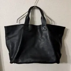 Hilton × NRadano レザー　ブラック　トートバッグ