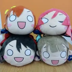 ほぼタグ付き ラブライブ ハイパー メガ ジャンボ ぬいぐるみ まとめ売り 6体 ほぼタグ付き ラブライブ ハイパー メガ ジャンボ ぬいぐるみ