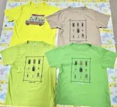 mont-bell Tシャツ　120 4枚セット　モンベル　ウイックロン