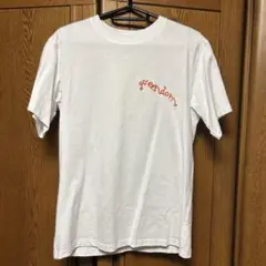 未使用タグ付きh&m studio Tシャツ 白　フロント刺繍とバックプリント