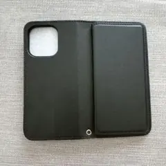 【美品・未使用】黒の手帳型iPhone14 pro ケース