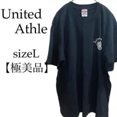 〈極美品〉United Athle Tシャツ メンズ L 黒 綿100%