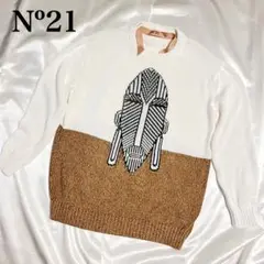 ヌメロヴェントゥーノ N°21 ニット セーター トップス 民族 ゆったり