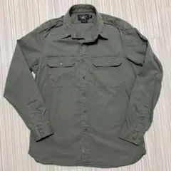 RRL MILITALY SHIRT L (超格安価格出品)