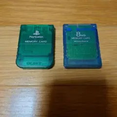 PlayStation2 PlayStation1 メモリーカード 2個セット