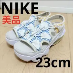 美品　NIKE スポーツサンダル 23cm ココサンダル　チェック　ギンガム