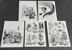 ダンジョン飯　迷宮探索展　九井諒子展　ポストカード　B6 5枚セット