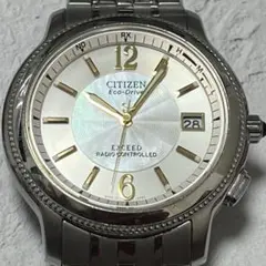 CITIZEN EXCEED Eco-Drive 電波受信稼働中