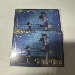名探偵コナン トレカ KAYOU コナン 毛利蘭　2枚