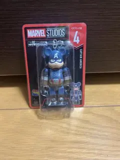 Happyくじ MARVEL ベアブリック賞 4 キャプテンアメリカ
