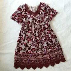 Rose Tiara チュニック ワンピース 大きいサイズ