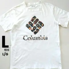 Columbia レディース Tシャツ カットソー 半袖ビッグプリントL/G L