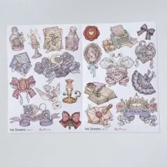 【W-69】 Hwara 装飾ステッカー　InkDeam 5月新作