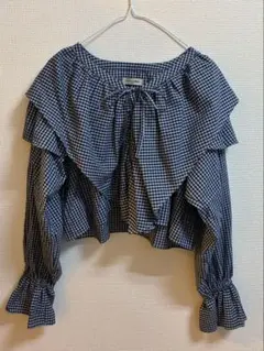 Samansa Mos2 フリルカラーボレロブラウス　サマンサモスモス