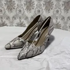 GRL パイソン柄パンプス 23.0cm