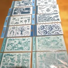 ステンシルシート１２枚