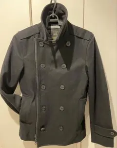 Beams Heart ウール ピーコート 黒