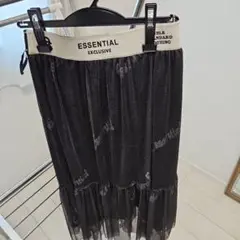 ダブルスタンダードクロージングESSENTIAL ブラック スカート 38