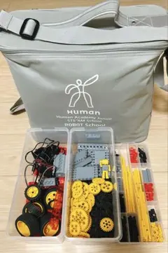【全パーツ有】【動作確認済】ヒューマンアカデミー　ロボット プライマリー　16冊 全パーツ有り】【動作確認済】新ミドル 16冊 ヒューマン
